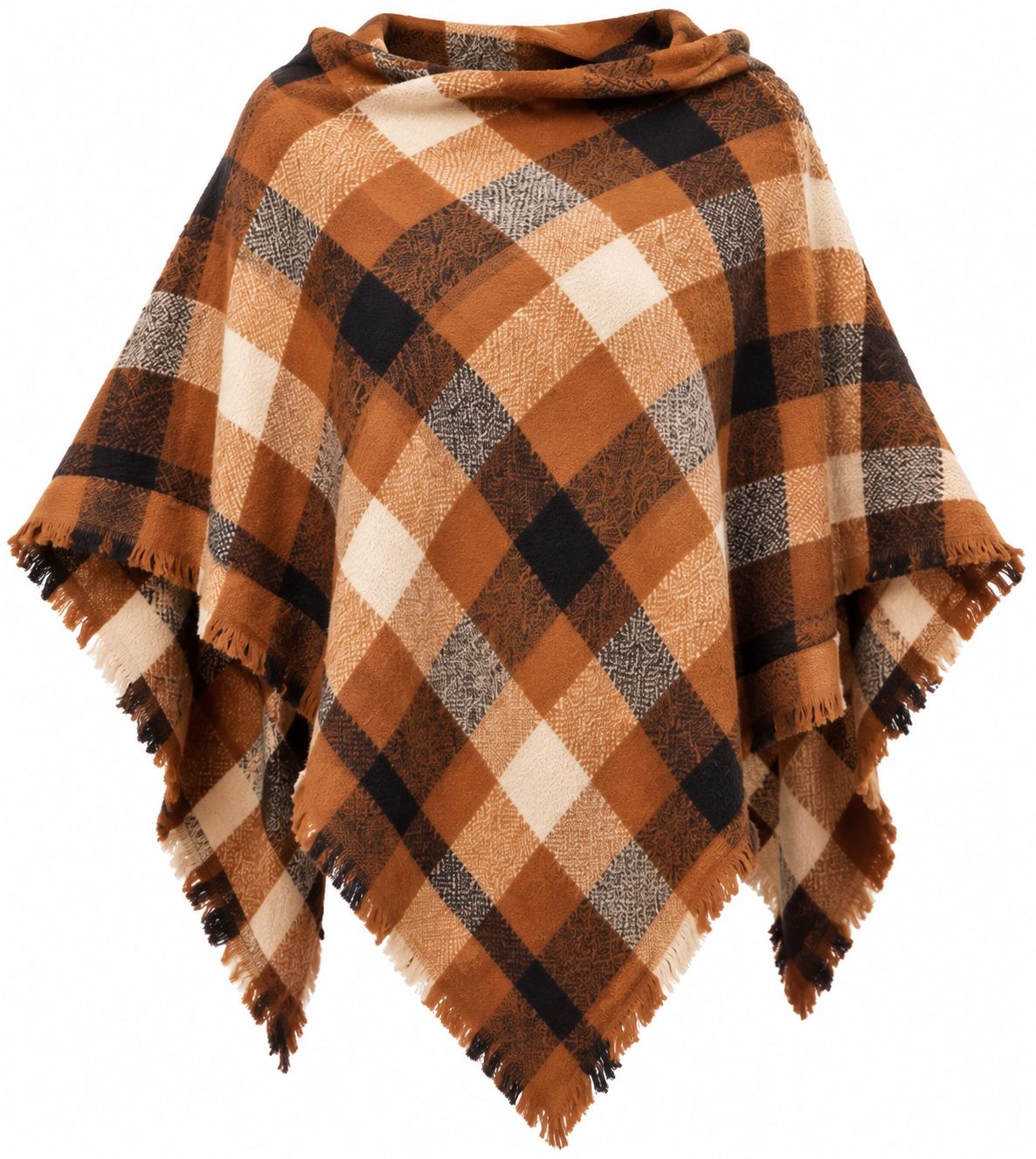 Earth Tone Poncho