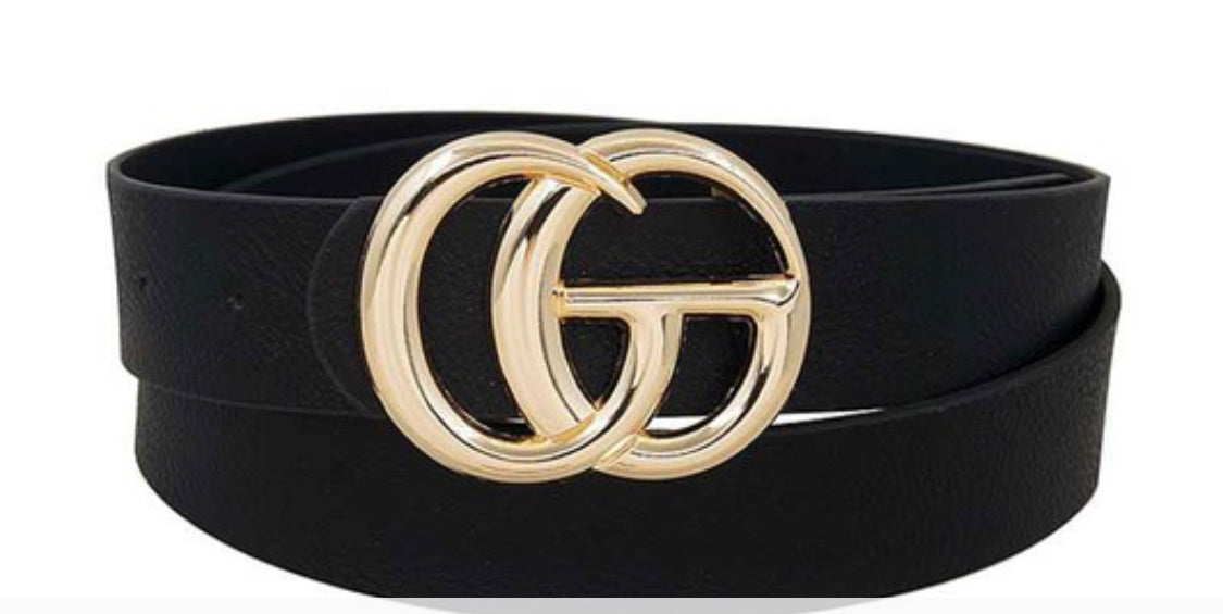 Black GG Belt – Plusher Chic Boutique