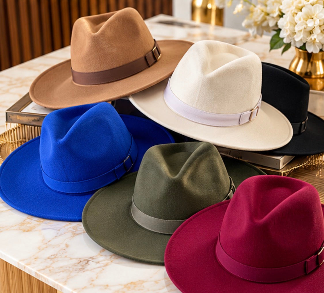 Fedora Wide Brim Hats