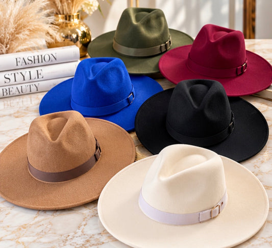 Fedora Wide Brim Hats