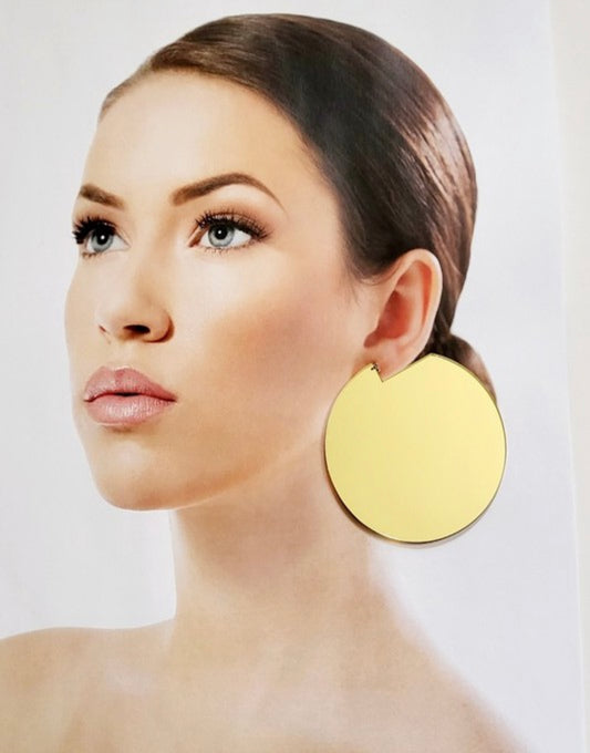 Solid Circle Earring