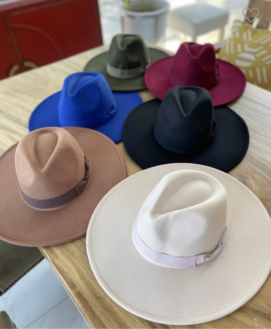 Fedora Wide Brim Hats