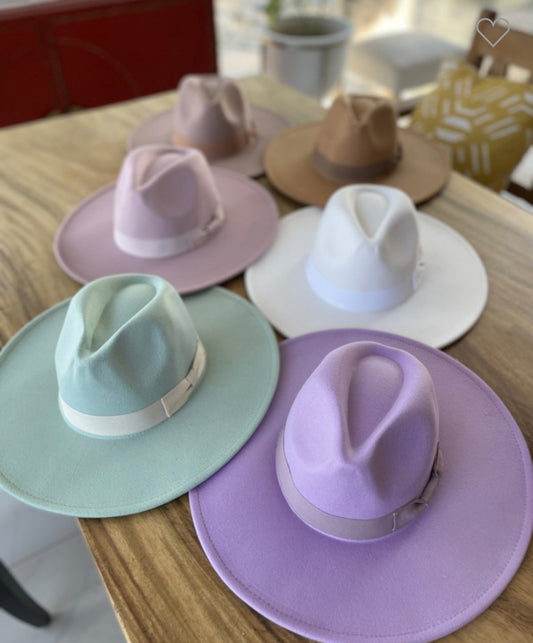 Fedora Wide Brim Hats