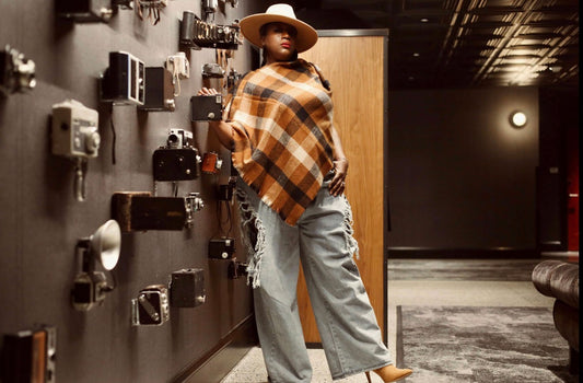 Earth Tone Poncho