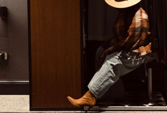 Copper Suede Booties