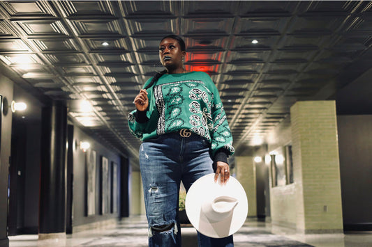 Money Green Bandana Sweater