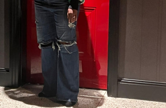 Plusher Chic Knee-Out Jeans